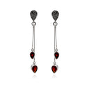 GARNET PARADISE EARRINGS