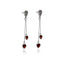 GARNET PARADISE EARRINGS