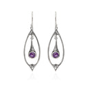 DEWPOINT - AMETHYST EARRING