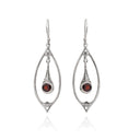 DEWPOINT - GARNET EARRING