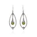 DEWPOINT - PERIDOT EARRING