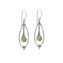 DEWPOINT - PERIDOT EARRING
