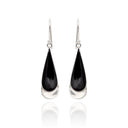DEEP SEA DROPS - BLACK SHELL EARRING