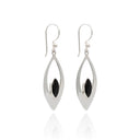 NERO LUSTRE - BLACK SHELL EARRING