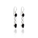 SASHAY - BLACK SHELL EARRING