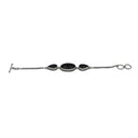 TRIPLE TREAT - BLACK SHELL BRACELET