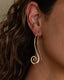 LOOPER SPIRAL EARRING