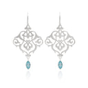 KASHMIR - TOPAZ EARRING