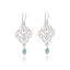 KASHMIR - TOPAZ EARRING