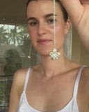 FRANGIPANI CHAIN EARRING