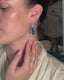 HARLEQUIN TEAL EARRING