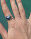 TRUE LOVE BAND IN BLUE RING