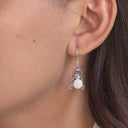 PEEK A BOO EARRING - AMETHYST