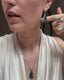 HARLEQUIN TEAL EARRING