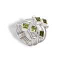 HITCHED IN PERIDOT RING