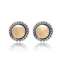 POLKADOT TWIST STUD GOLD