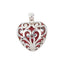 HEART THROB PENDANT - RED CORAL