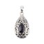 VINTAGE CHARM PENDANT - BLACK