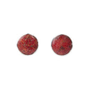 POLKA - RED CORAL STUD