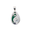 TEARDROP KORU - GREEN WHITE