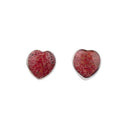 LOVE ME STUD - RED CORAL