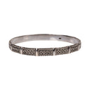 CROSS THE LINE SPIRAL BANGLE