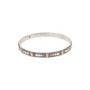 CROSS THE LINE DOT BANGLE