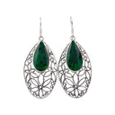 BOTANICAL EARRING - GREEN